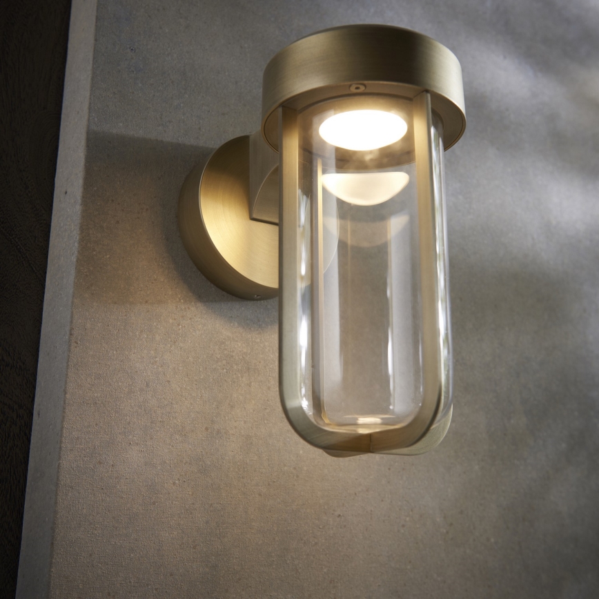 Endon 92856 - LED-wandlamp voor badkamer LED/8W/230V IP44 2700K messing