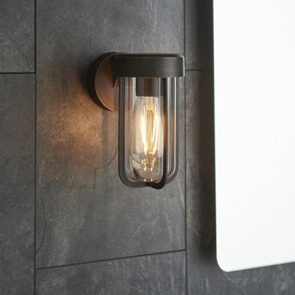 Endon 92857 - Applique murale pour salle de bains 1xE27/6W/230V IP44 bronze/noir