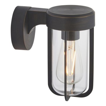 Endon 92857 - Badkamerwandlamp 1xE27/6W/230V IP44 brons/zwart