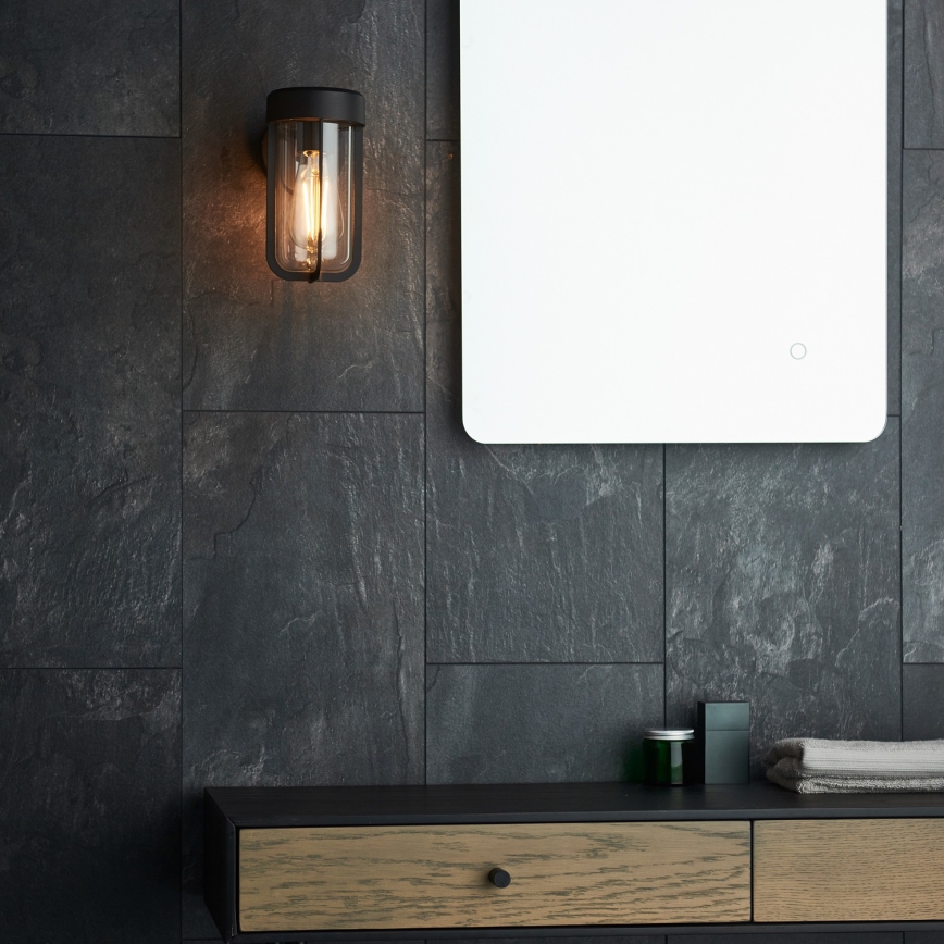 Endon 92859 - Applique murale pour salle de bains 1xE27/6W/230V IP44 noire