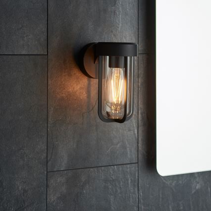 Endon 92859 - Applique murale pour salle de bains 1xE27/6W/230V IP44 noire
