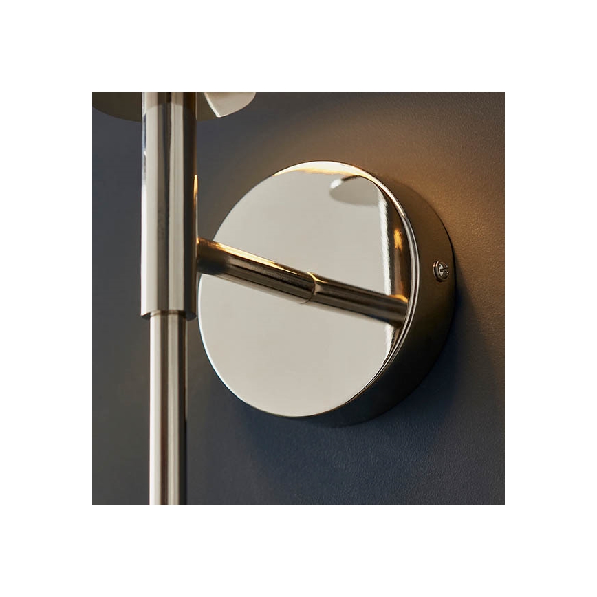 Endon 92949 - Applique murale 1xE14/6W/230V blanche/chrome brillant