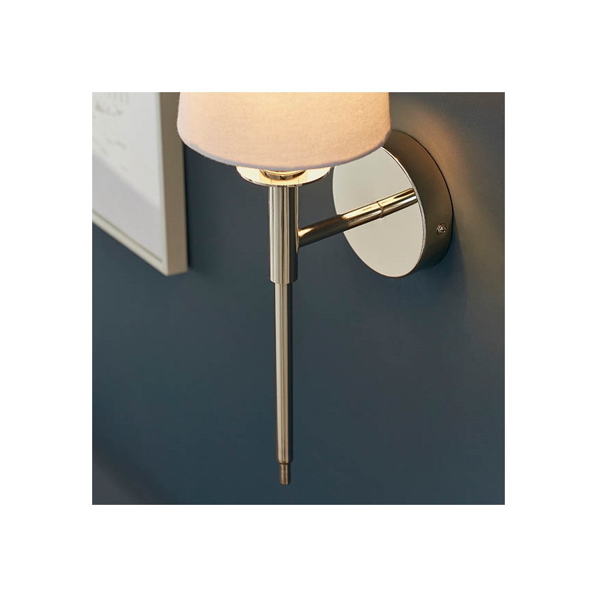 Endon 92949 - Wandlamp 1xE14/6W/230V wit/glanzend chroom