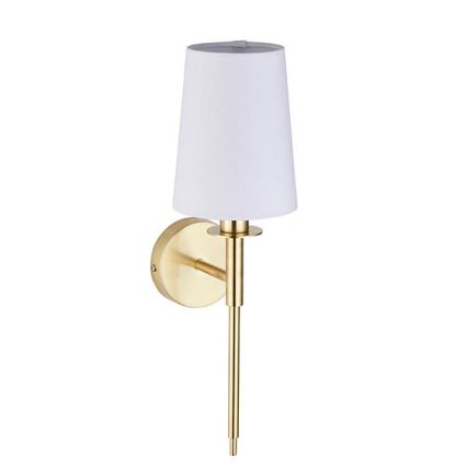 Endon 92955 - Wandlamp 1xE14/6W/230V wit/goud