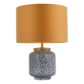 Endon 93067 - Tafellamp ZINNIA 1xE27/10W/230V blauw/goud