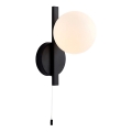 Endon 94081 - SPA wandlamp voor badkamer, 1xG9/3W/230V, IP44, zwart