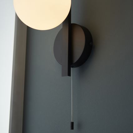 Endon 94081 - SPA wandlamp voor badkamer, 1xG9/3W/230V, IP44, zwart