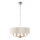 Endon 94357 - Kroonluchter aan ketting HIGHCLERE 6xE14/40W/230V Ø 55 cm beige/mat chroom