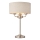 Endon 94369 - Tafellamp HIGHCLERE 3xE14/18W/230V beige/mat chroom diameter 32 cm