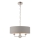 Endon 94377 - Hanglamp aan een ketting HIGHCLERE 3xE14/40W/230V grijs/glanzend chroom