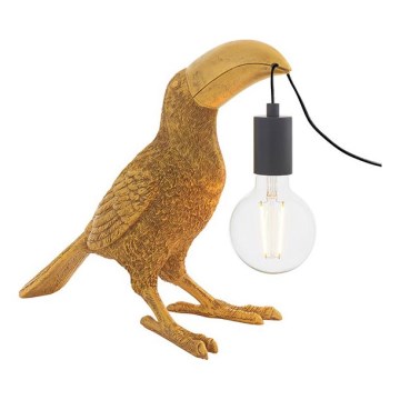 Endon 95077 - Lampe de table TOCO TOUCAN 1xE27/10W/230V doré