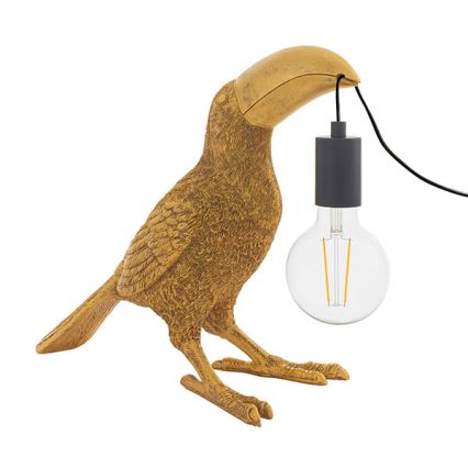 Endon 95077 - Lampe de table TOCO TOUCAN 1xE27/10W/230V doré