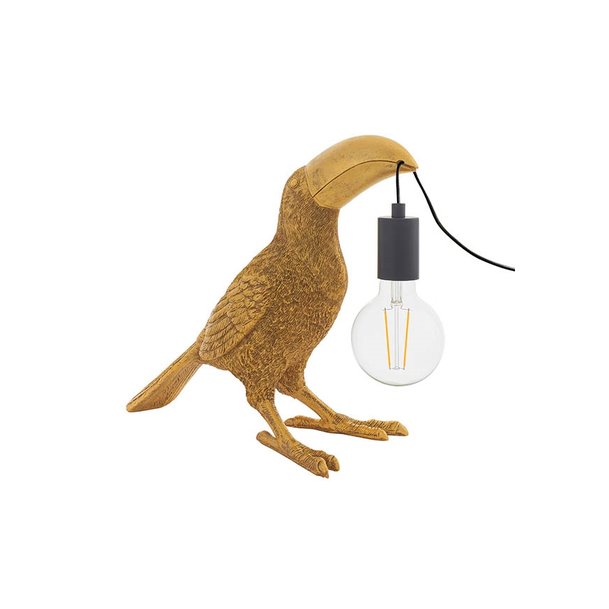 Endon 95077 - Lampe de table TOCO TOUCAN 1xE27/10W/230V doré
