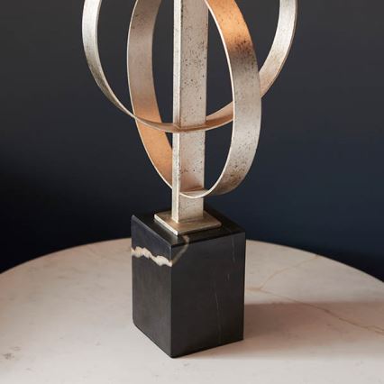 Endon 95217 - Lampe de table 1xE27/10W/230V gris/noir