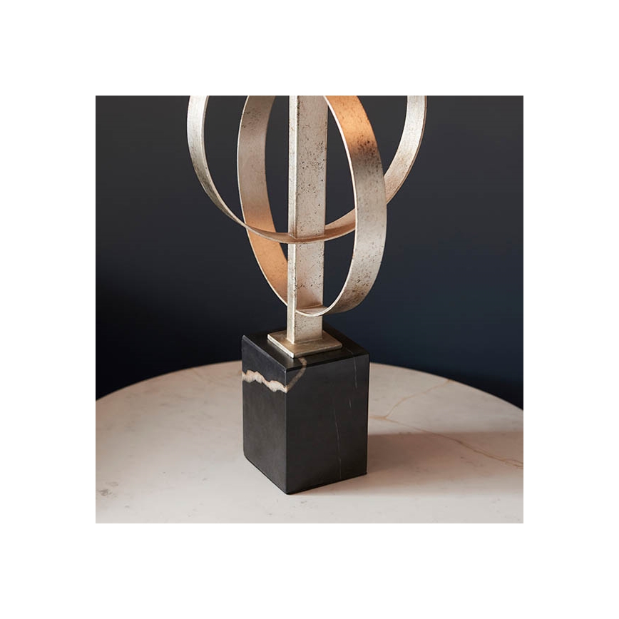 Endon 95217 - Lampe de table 1xE27/10W/230V gris/noir