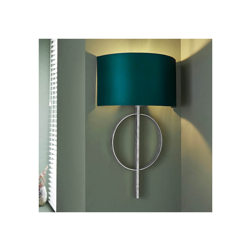 Endon 95222 - Applique murale 1xE27/10W/230V bleu/gris