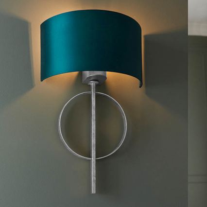Endon 95222 - Wandlamp 1xE27/10W/230V blauw/grijs