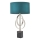 Endon 95225 - Tafellamp 1xE27/10W/230V blauw/grijs/zwart