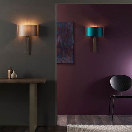 Endon 95271 - Wandlamp CARLTON 1xE27/10W/230V brons