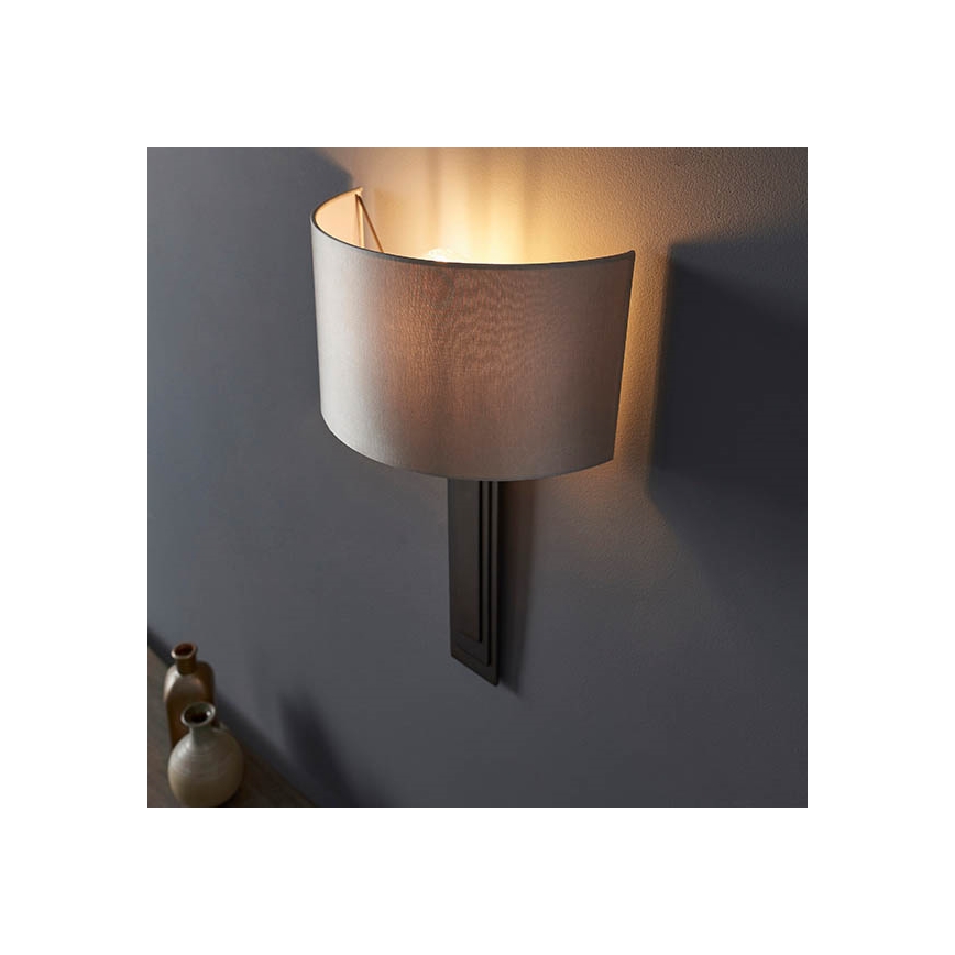 Endon 95271 - Wandlamp CARLTON 1xE27/10W/230V brons
