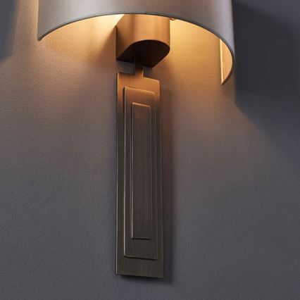 Endon 95271 - Wandlamp CARLTON 1xE27/10W/230V brons