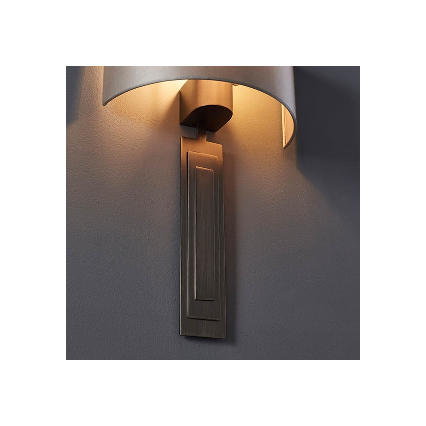 Endon 95271 - Wandlamp CARLTON 1xE27/10W/230V brons