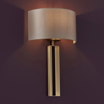 Endon 95452 - Wandlamp 1xE27/10W/230V beige/goud