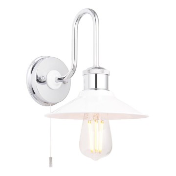 Endon 95508 - Applique murale pour salle de bains MARIS 1xE27/6W/230V IP44 chrome brillant/blanc