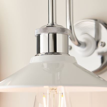 Endon 95508 - Badkamerwandlamp MARIS 1xE27/6W/230V IP44 glanzend chroom