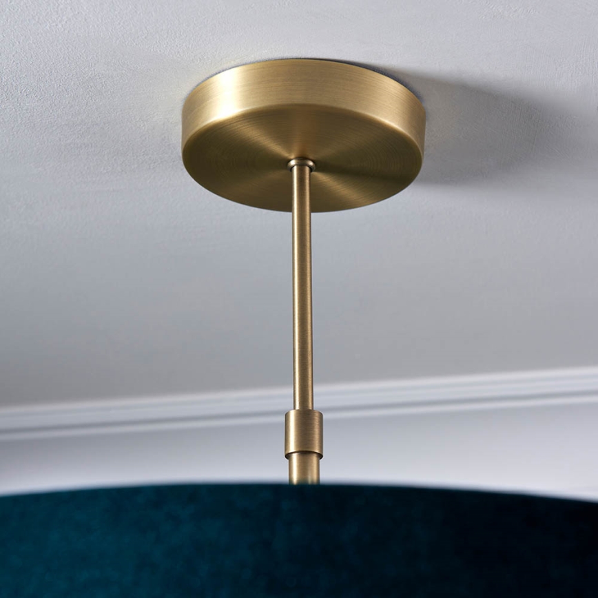 Endon 95839 - Suspension-barre HAYFIELD 3xE27/40W/230V laiton/vert