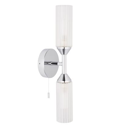 Endon 97172 - Applique murale pour salle de bains NATORI 2xG9/3W/230V IP44 chrome brillant