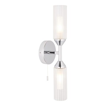 Endon 97172 - Badkamerwandlamp NATORI 2xG9/3W/230V IP44 glanzend chroom