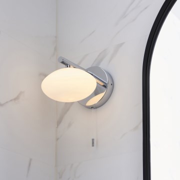 Endon 97181 - Wandlamp voor badkamer MOBIAS 1xG9/3W/230V IP44 glanzend chroom/wit