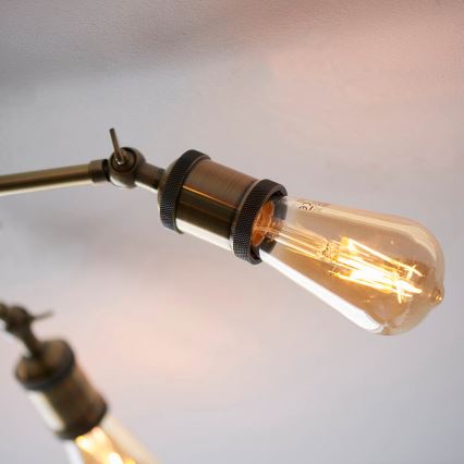Endon 97244 - Spot HAL 5xE27/10W/230V laiton