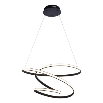 Endon 97632 - LED-kroonluchter aan kabel DUNE LED/47,5W/230V 3000K zwart