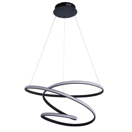 Endon 97632 - LED-kroonluchter aan kabel DUNE LED/47,5W/230V 3000K zwart