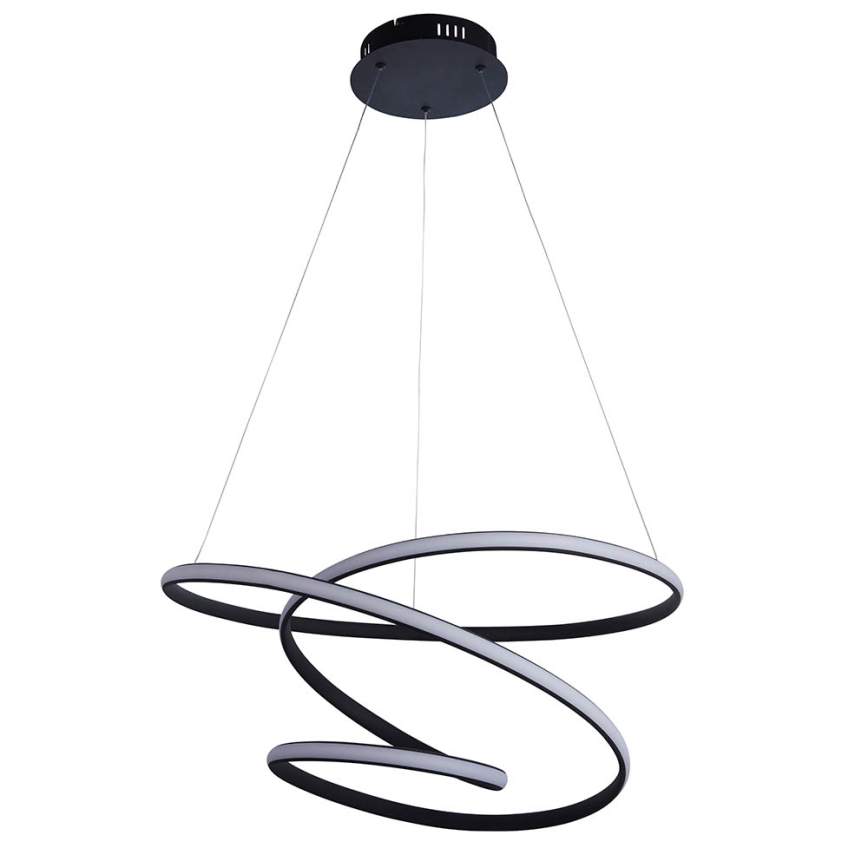 Endon 97632 - LED-kroonluchter aan kabel DUNE LED/47,5W/230V 3000K zwart