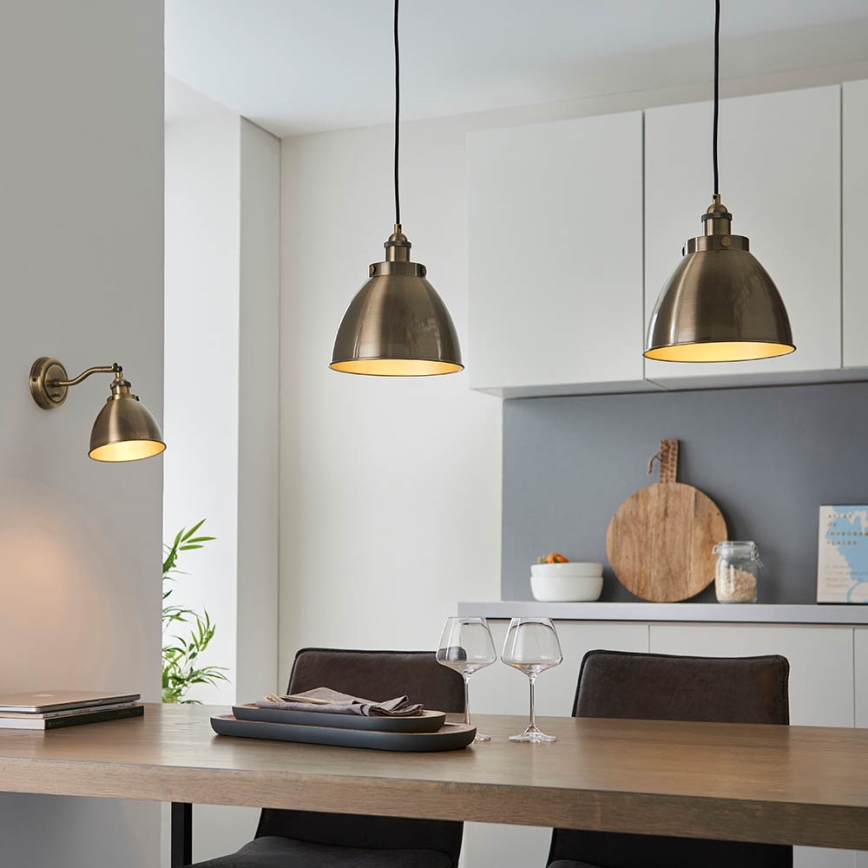 Endon 98746 - Spot mural FRANKLIN 1xE14/7W/230V laiton