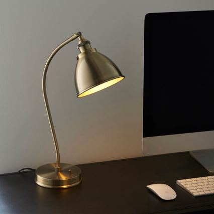 Endon 98747 - Lampe de table FRANKLIN 1xE14/7W/230V laiton