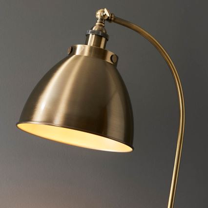 Endon 98748 - Lampadaire FRANKLIN 1xE27/10W/230V laiton/noir