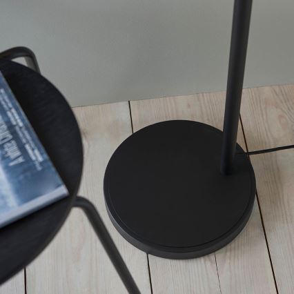 Endon 98753 - Lampadaire FRANKLIN 1 x E27/10W/230V chrome mat/anthracite