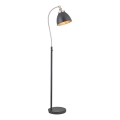 Endon 98753 - Vloerlamp FRANKLIN 1xE27/10W/230V mat chroom/antraciet