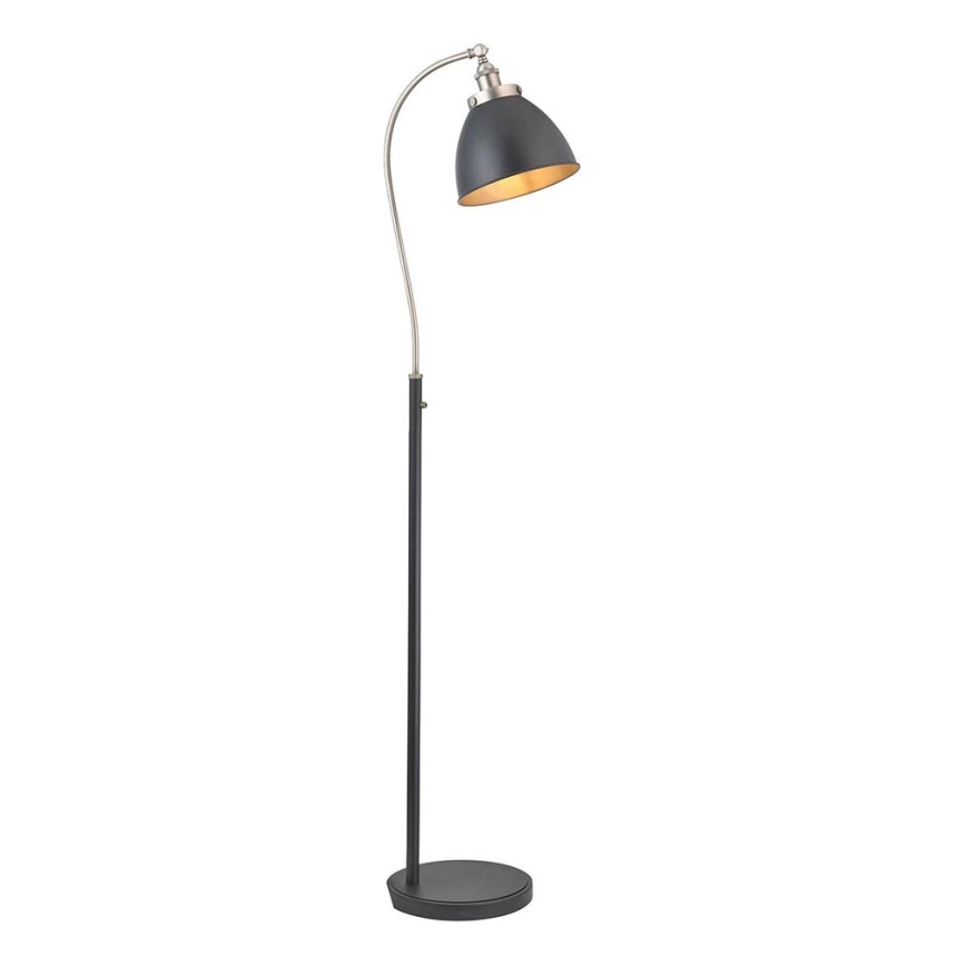 Endon 98753 - Vloerlamp FRANKLIN 1xE27/10W/230V mat chroom/antraciet
