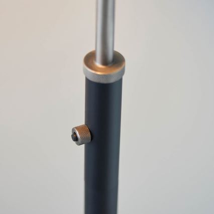 Endon 98753 - Vloerlamp FRANKLIN 1xE27/10W/230V mat chroom/antraciet