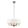 Endon 98933 - Suspension chaîne HIGHCLERE 6xE14/40W/230V blanc/laiton