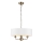 Endon 98934 - Hanglamp aan een ketting HIGHCLERE 3xE14/40W/230V wit/messing diameter 45 cm