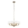 Endon 98936 - Suspension chaîne HIGHCLERE 6xE14/28W/230V blanc/laiton