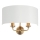 Endon 98937 - Applique murale HIGHCLERE 2xE14/40W/230V blanc/laiton