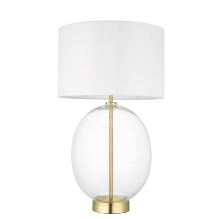 Endon 99292 - Dimbare tafellamp KELDA 1xE27/10W/230V crème/goud