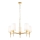 Endon 99458 - Lustre suspendu à chaîne 5xE14/6W/230V doré/blanc